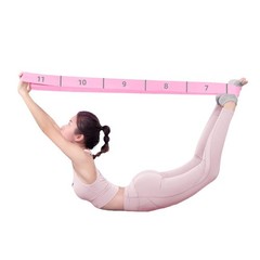 2-Pack Yoga Straps with 11 Loops – Adjustable Elastic Stretching Bands for Pi…