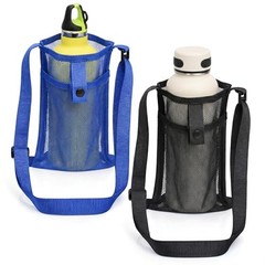2 Pcs Water Bottle Holder with Strap,Mesh Water Bottle Sling with Adjustable