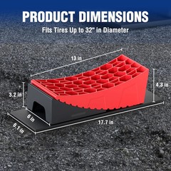 WORKPRO RV Leveling Blocks Kit, 9-Piece Camper Trailer Levelers | Heavy Duty RV