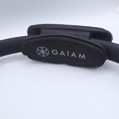 Gaiam Mad Pilates Resistance Exercise Pilates Ring Double Handle Black