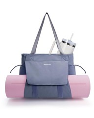 Yoga Mat Bag Tote Gym Bags Waterproof Wet Pocket Quick Access Storage Carrier