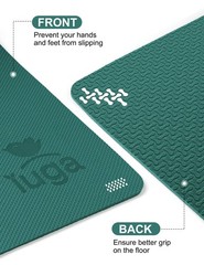 Eco Friendly Yoga Mat with Alignment Lines, Carry Strap, Non Slip TPE Yoga Ma…