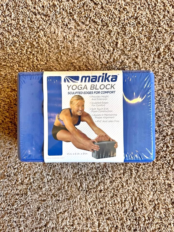 Marika Yoga Block Blue 4″ X 6″ X 9″ NEW & SEALED
