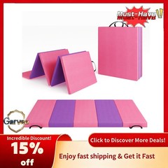 Thick 5-Fold Gymnastics Mat 6.2x2ft Folding Mat with Handles for Pilates Martial