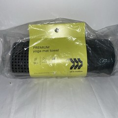 All in Motion- Premium Yoga Mat Towel No-Slip Design 70 “x 26” New In Pkg