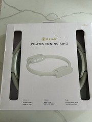 Gaiam Pilates Ring 12″ Fitness Circle – Lightweight & Durable Foam Padded