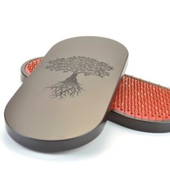 Unique Sadhu Board with Thermal Ash “Vamp” Copper Nails 10 mm/0.4 inch