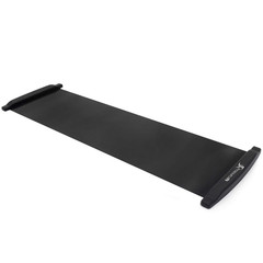 ProsourceFit Slide Board Mat for Exercise 6’ with End Stops, 6 feet, Black