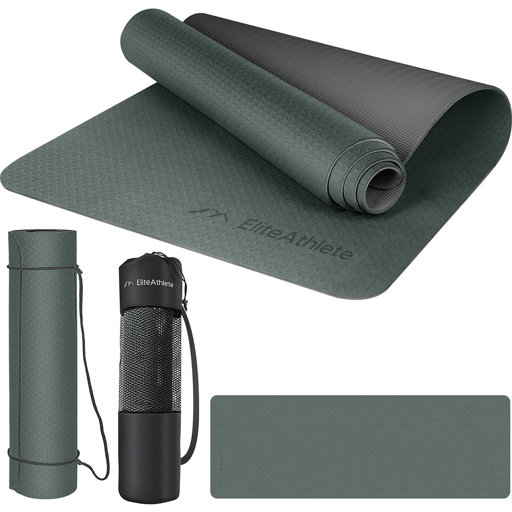 Yoga Mat Sports Mat Fitness Mat Gymnastics Mat Padded & Non Slip F…