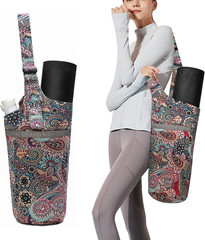 Yoga Mat Bag for Women with Large Size Pocket and Zipper Pocket,Yoga Bag Mat Car