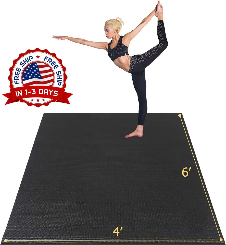 Estera de yoga antideslizante para yoga ejercicio estiramiento y fitness US NEW