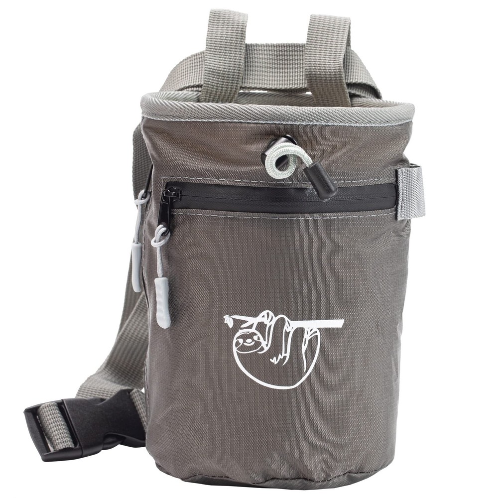 Chalk Bag for Rock Climbing, Climbing Bouldering Charcoal Grey
