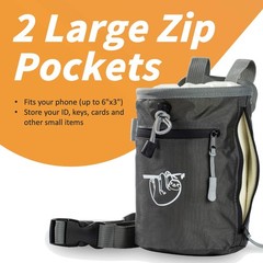 Chalk Bag for Rock Climbing, Climbing Bouldering Charcoal Grey
