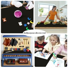 Extra Large Silicone Mat for Kitchen Counter 36″ x 24″ Silicone Table Mat for…