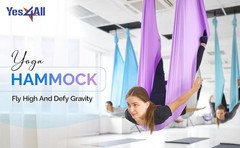 Aerial Yoga Hammock 5.5 Yards, 198 Inches Height Aerial Silks, Yoga Trapeze