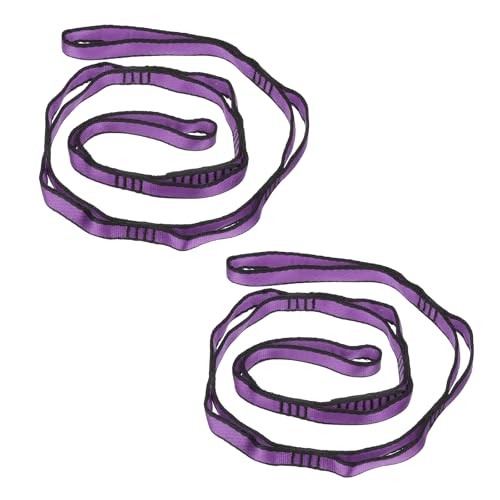 Daisy Chain Straps, 2 Pack Strong Climbing Strap Adjustable Nylon Chain Sling