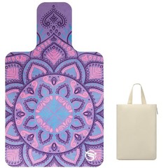 Pilates Mat, Non-Slip Foldable Mat for Gym & Fitness, Purple