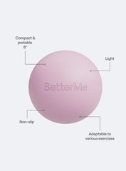 NEW Betterme Soft Pilates Ball – Raspberry Pink – 8” – Sealed