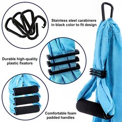 Aerial Yoga Swing Set – Yoga Hammock Trapeze Swing – Trapeze Yoga Kit – Flyin…