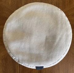 Natural Hemp Zafu Meditation Pillow – Organic Buckwheat Fill Zen Yoga Pillow