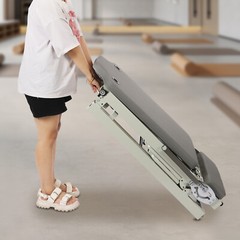 Foldable Pilates Reformer Workout Machine Yoga Reformer Cardio Fitness Rebounder