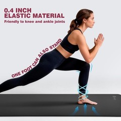 Extra Thick NBR Yoga Mat for Women & Men, 10mm Thick, 72×24 Large Exercise Mat