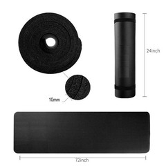 Extra Thick 4mm Exercise Yoga Pilates Mat Gym Fitness NBR 72″x 24″