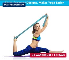 Stretch Strap, Elastic Yoga Stretching Strap, Multi-Loop for Physical Therapy, P