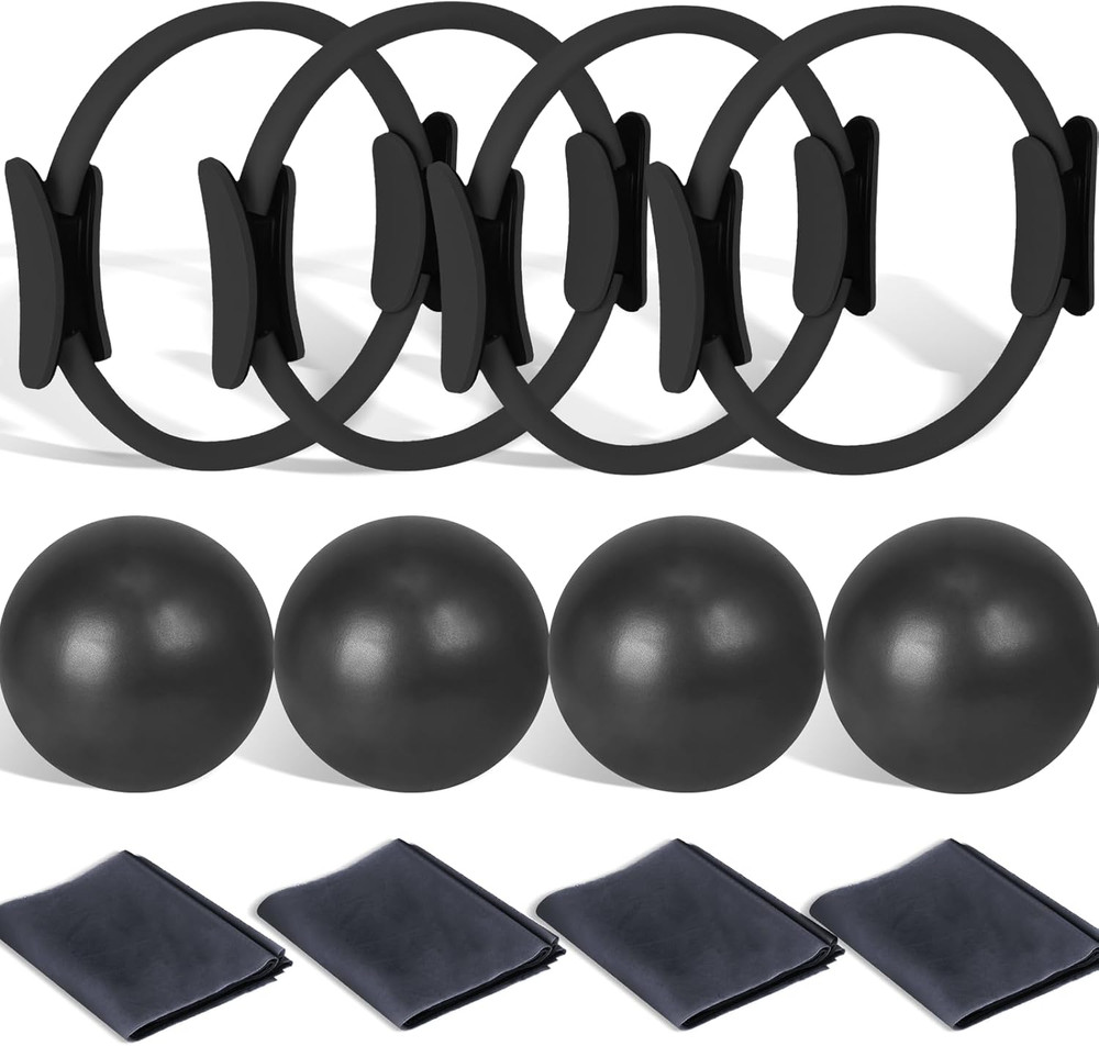 Pilates Ring & Ball Set – Essential Home Workout Kit for Women