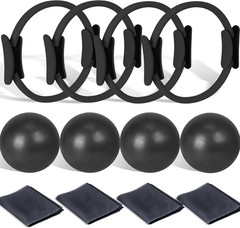 Pilates Ring & Ball Set – Essential Home Workout Kit for Women