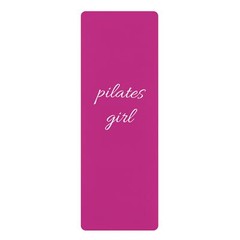 Stylish Rubber Yoga Mat – ‘Pilates Girl’ – Fitness Mat, Exercise Mat, Workout