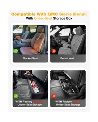 3W Floor Mats Fit for 2019-2025 2026 Chevy Silverado/GMC Sierra Denali 1500 &…