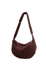 Ulisty Women Small Corduroy Hobo Bag Wide Strap Crossbody Bag Shoulder Bag Ca…