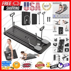 Pilates Board – Pilates Reformer Set, Multi-Purpose Foldable Pilates Reformer…