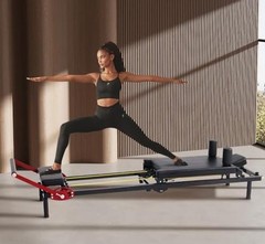 Home Gym Pilates Reformer Machine, Quick-Assembly Foldable Pilates Reformer,