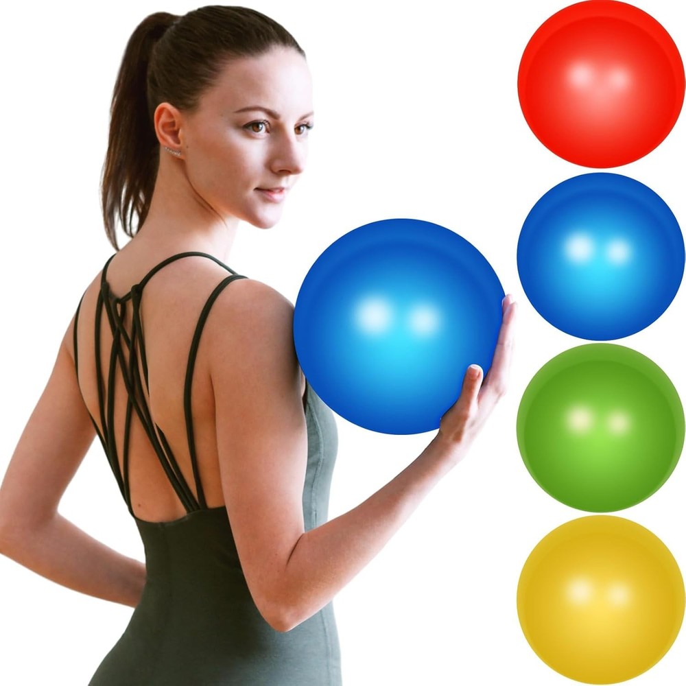 4 Pcs Yoga Exercise Ball Pilates Pregnancy Birthing Fitness Ball with