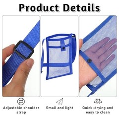 2 Pcs Water Bottle Holder with Strap,Mesh Water Bottle Sling with Adjustable