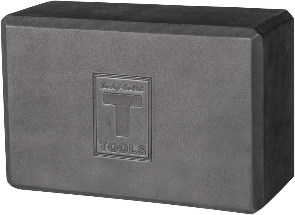 Body-Solid Tools Yoga Block – High-Density Foam Blocks for Yoga, Pilates