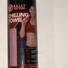 Bally Total Fitness Chilling Towel Pink