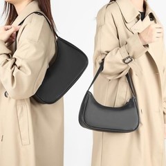 Shoulder Bags for Women Vegan Leather Hobo Sling Tote Handbag Retro Black