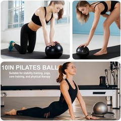 Pilates Equipment 15″ Pilates Ring Plus,Pilates Kit for Home Workouts & Ball Set