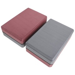 2pcs Yoga Blocks, 9″ x 6″ x 3″ Yoga Brick Foam Blocks EVA Foam Props