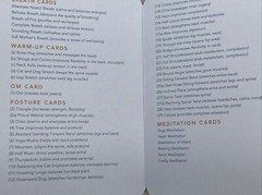 The Yoga Deck 50 Card Deck By Olivia H Miller Yoga Poses Meditations Breathing