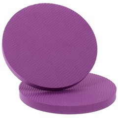 2Pcs Purple Yoga Mat Thick Knee Elbow Pads Durable Cushion for Home Fitness