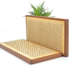 Sadhu Board with Thermal Ash “Nirvana” Galvanized Nails 10 mm/0.4 inch