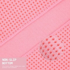 Eunzel 2 Pack Hot Yoga Towel Grip Dot Non Slip Yoga Mat Towe Sweat Absorbent