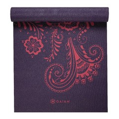 Premium Yoga Mat, Aubergine Swirl, 6mm