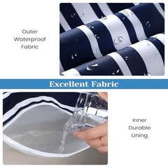 Beach Bags for Women Waterproof Sandproof Women Tote Bag, Large Navy Blue