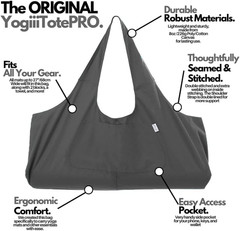 Bolsa grande para colchoneta y bloques de yoga portador de tapete de la mayoria