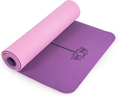 Yoga Mat Non Slip, Pilates Fitness Mats, Eco Friendly, Anti-Tear 1/4″ Thick Yoga
